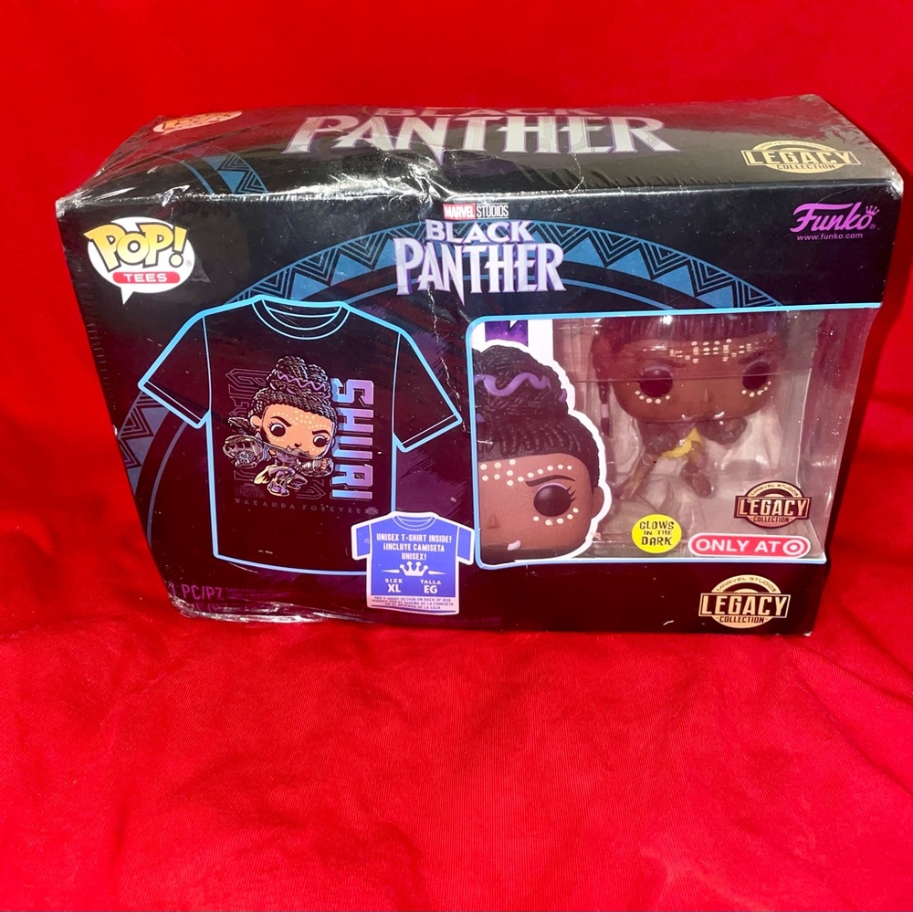 Funko Pop Black Panther ‘Shuri’ Shirt & Funko Set (XL)